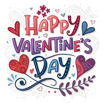 Happy  valentines day with heart and design   greeting card holiday - event  sign square  composition shape  abstract background  cute romance  soft blending 