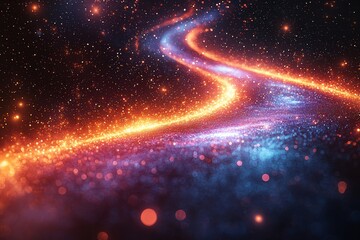 Poster - Colorful Abstract Shapes Animation with Dynamic Diagonal Movement and Space for Creative Projects in Vertical Format