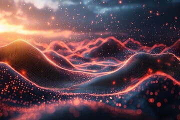 Poster - Colorful Abstract Shapes Animation Featuring Dynamic Diagonal Movements, Suitable for Creative Projects in Vertical Format