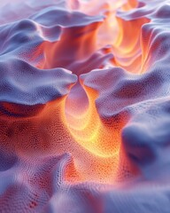 Poster - Abstract Vibrant Waves: Colorful Motion Graphics Background