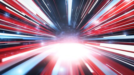 Poster - Dynamic abstract speed motion in urban highway tunnel
