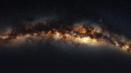 Wall Mural - a band of light across the dark night sky, the milky way