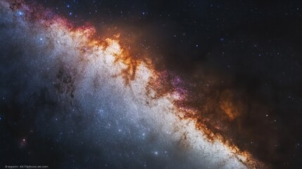 Wall Mural - a night sky filled with stars and the milky way galaxy