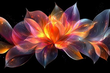 Poster - Dynamic abstract composition featuring vivid colors and flowing shapes, hinting at movement and vitality within a minimalist setting