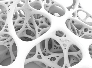 Poster - Overview of a white pattern area, Anticipated design architecture perspective