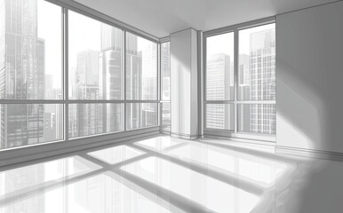 Poster - architectural background setting