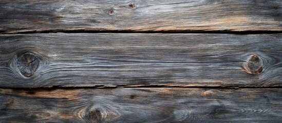 Leinwandbilder - Background of a grayish brown wooden slab. with copy space image. Place for adding text or design
