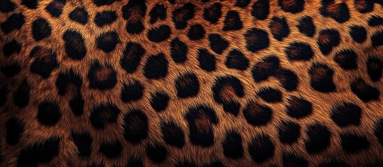 Poster - leopard skin. with copy space image. Place for adding text or design