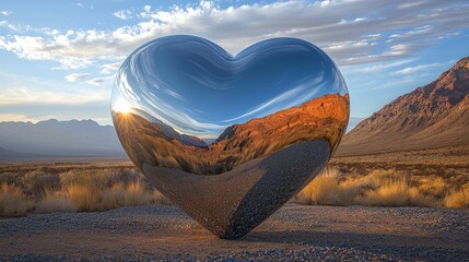 Poster - The 3D render features a metallic ball smoothly sliding in a blend of pink and blue colors, emphasizing fluid motion and dynamic design