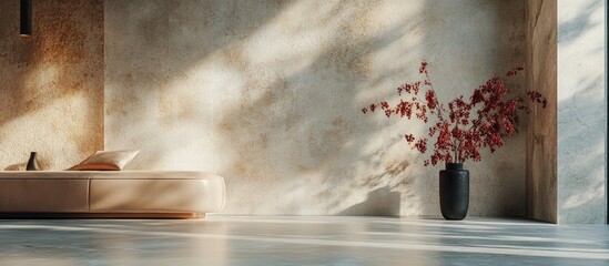 Poster - samples of material concepts in interior design