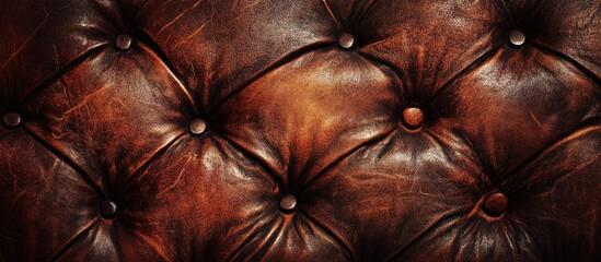 Aufkleber - Authentic leather texture background. with copy space image. Place for adding text or design