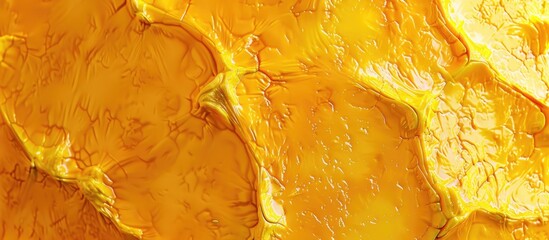 Poster - Yellow texture of pumpkin like decorative food A close up of pumpkin skin texture Autumn harvest Selective focus Copyspace Toned image