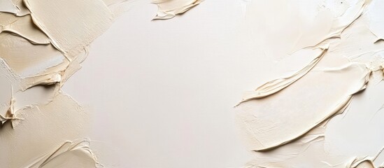 Leinwandbilder - beige blank abstract texture created on art canvas background. with copy space image. Place for adding text or design