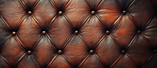 Aufkleber - Authentic leather texture background. with copy space image. Place for adding text or design