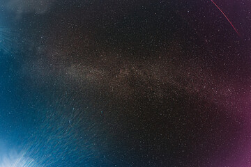 night sky stars with milky way galaxy. night view of natural glowing stars of milky way. amazing nig