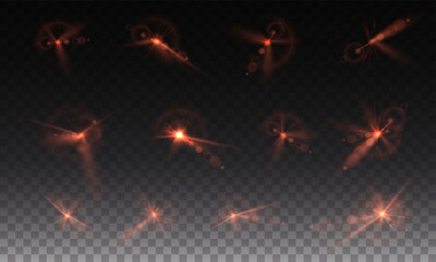 Wall Mural - light red star. light sunny sparkle. red light flash white. vector illustrator. lighting effects. be