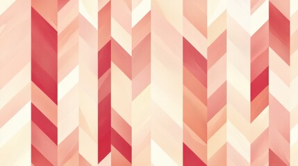 Poster - Abstract Geometric Background with Soft Red and Pink Hues