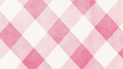 Poster - Pink Diamond Pattern Design for Fabric and Wallpaper Backgrounds