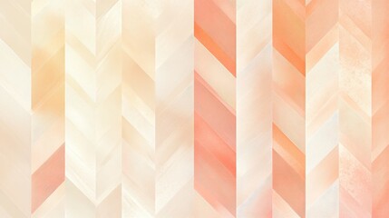 Poster - Abstract pastel zigzag pattern with soft colors and textures
