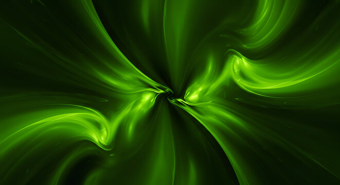 Background with Abstract Artistic Design in Green Tones.