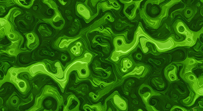 Artistic Green-Themed Abstract Background.