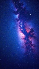 Wall Mural - blue and purple gradient with white noise that resembles a starry night sky, cosmic, night sky