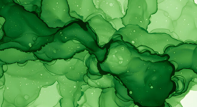 Abstract Green Artistic Background