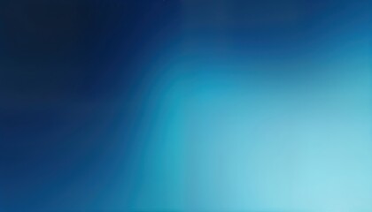 Poster - Abstract gradient blue background. Modern, smooth color transition. Light blue tones merge to dark blue. Suitable for tech, design, digital art projects. Great for website backgrounds, posters,