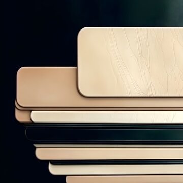 A sophisticated, minimalist cover design that conveys elegance and modernity through pure forms and textures. The surfaces are smooth and uncluttered, featuring a harmonious blend of soft neutrals or 