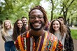 © Eva Corbella - Happy multiracial young adult people having fun celebrating gay pride event. Group of diverse friends with different age and race having fun during LGBT social party. Sexual rights defense festival