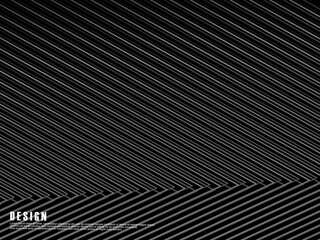 Black abstract background. Elegant dark diagonal shape elements. Modern luxury gray gradient abstract lines graphic design.