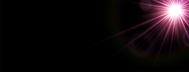 Wall Mural - light star, pink color. light sunny gold. light flash of purple color. vector illustrator. lighting 