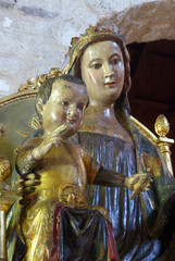 Wall Mural - Our Lady of Pag, statue in the Church of St. Mary in Pag, Croatia