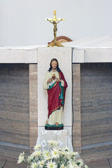 Wall Mural - Sacred Heart of Jesus in the parish church of Saint John of Napomuk in Glina, Croatia