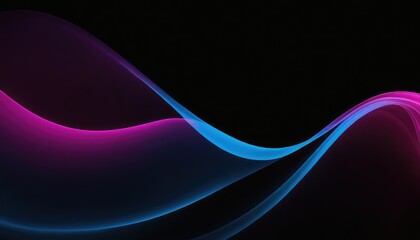 Poster - Dark abstract with flowing waves
9