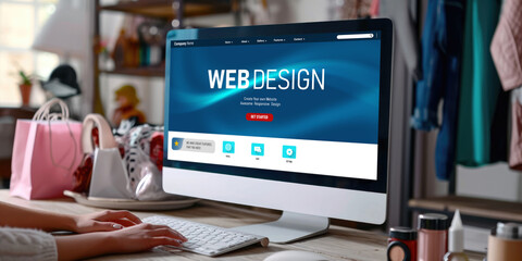 Website design software provide brisk template for online retail business and e-commerce