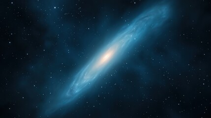 Wall Mural - mesmerizing galaxy with vibrant nebulas and stars in deep space, captivating celestial landscape for