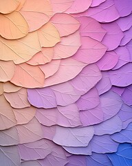 Poster - Soothing pastel color gradient backdrop with an intricate hand painted textured pattern showcasing a clean and minimalist aesthetic in a serene studio environment with high key soft lighting
