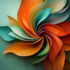 Poster - Captivating prismatic swirl of vibrant hues and iridescent abstractions evoking the aesthetic of the Futurist movement with exceptional clarity and vibrancy in a digital photograph