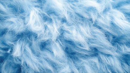 Poster - Soft Blue Wool Texture Close Up Cozy Fabric for Home Decor and Fashion Applications