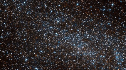 Poster - cosmic star field background with a multitude of shining stars and celestial textures for space them