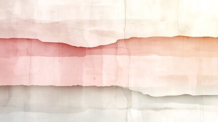 Poster - Elegant and modern background featuring a soft pastel gradient transitioning from pink to beige hues with a subtle textured noise overlay and a minimalist contemporary aesthetic