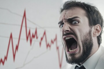 Poster - A person analyzing information from a statistical chart