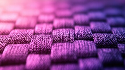 Sticker - Vibrant violet textile texture closeup suitable for backgrounds and design projects featuring woven fabric patterns.