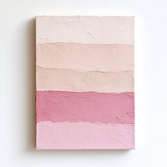 Poster - Soft Pastel Gradient Canvas with Delicate Pink and Beige Tones Subtle Textured Surface and Contemporary Minimalist Style  Elegant Calm and Soothing Digital Art Background or Wall Decor