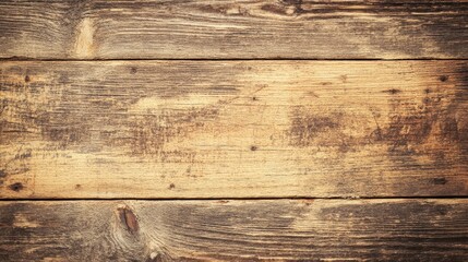 Poster - Weathered wooden planks with scratches and peeling paint showcasing a rustic grunge texture suitable for background design and decoration.