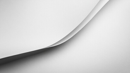 Aufkleber - Vintage creased white paper texture background for classic design and art concepts with subtle shadows and depth for elegant aesthetics