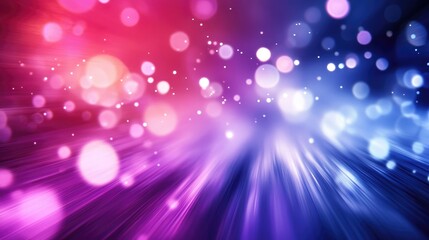 Poster - Colorful Abstract Background with Soft Bokeh Effect and Dynamic Light Rays for Creative Design and Artistic Projects