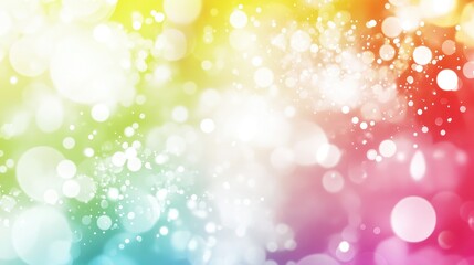 Poster - Colorful Abstract Background Featuring Energetic Blurs and Bokeh Effects in a Spectrum of Radiant Hues