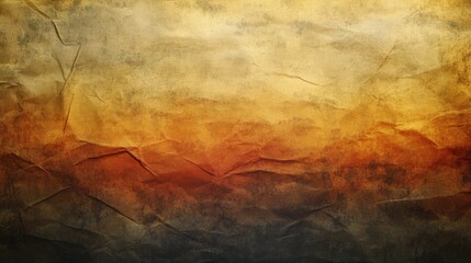 Aufkleber - Crumpled vintage brown paper texture background with warm tones for creative design projects